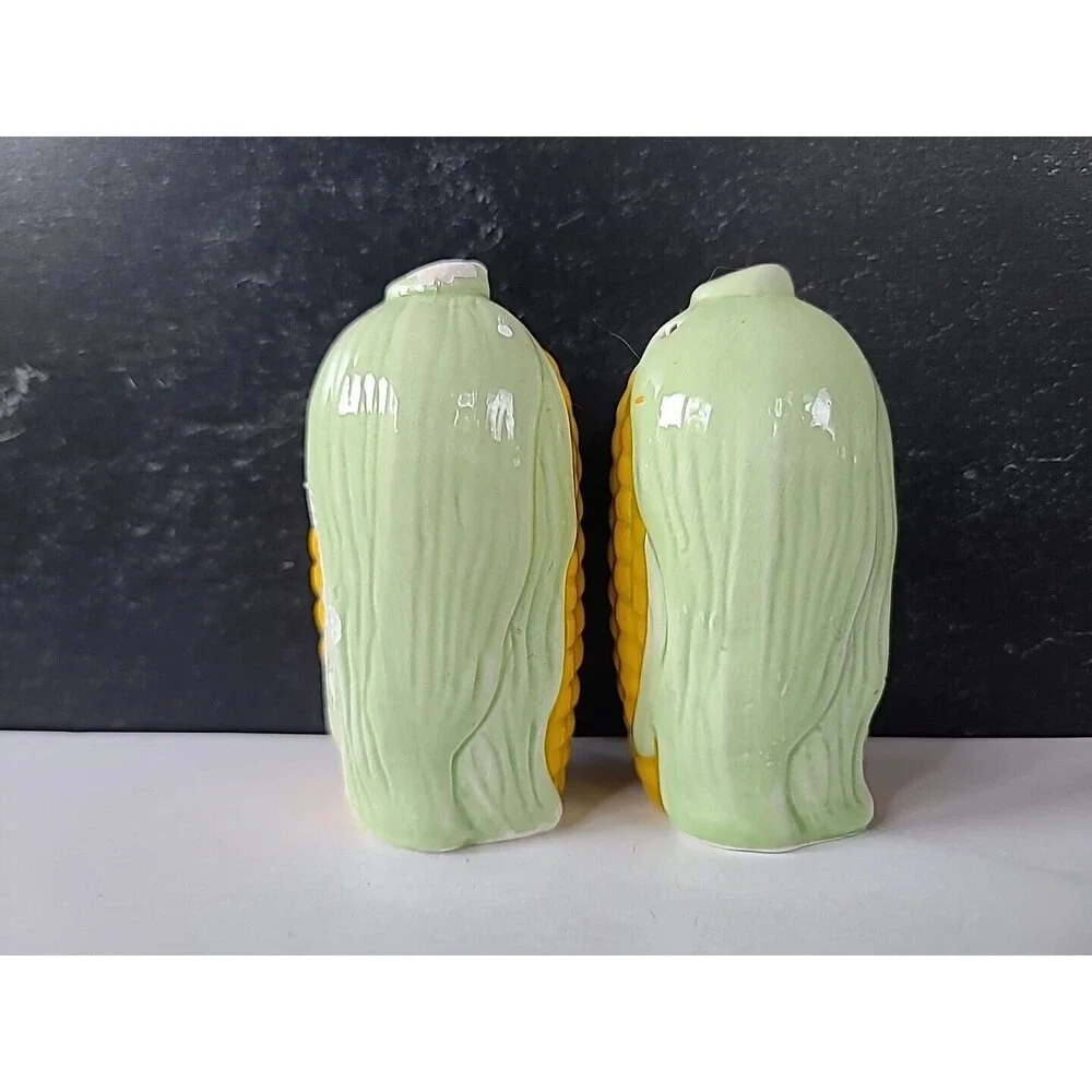 Corn On The Cob Salt And Pepper Shakers Vintage, READ Fair